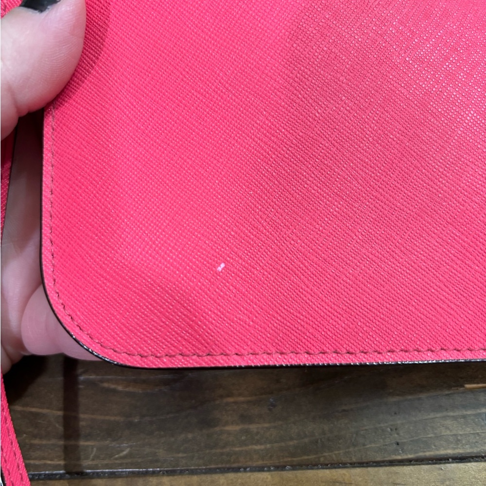 Kate Spade Leather Chilired Lolly Newberry Lane Clutch Wristlet in Hot Pink - Picture 5 of 5